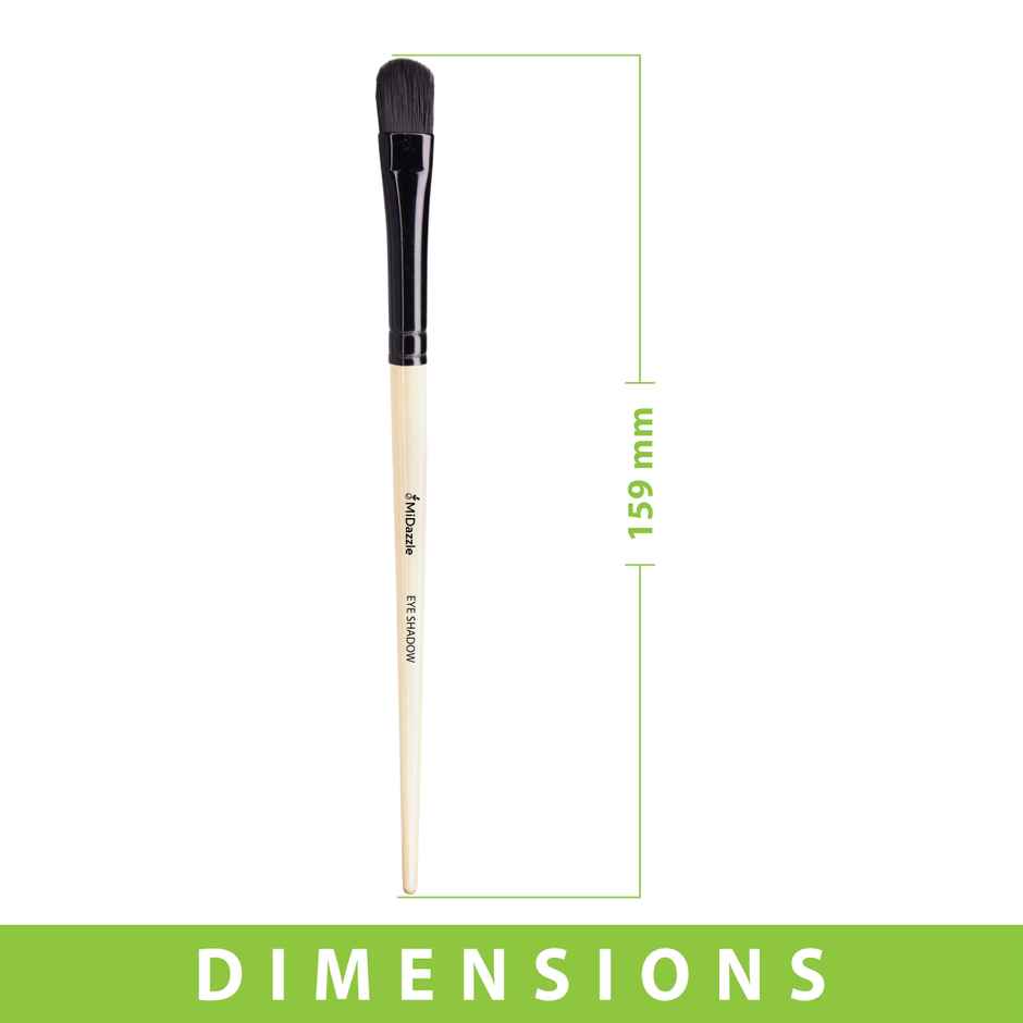 Midazzle Premium Wooden Eye Shadow Makeup Brush |MIMB1105