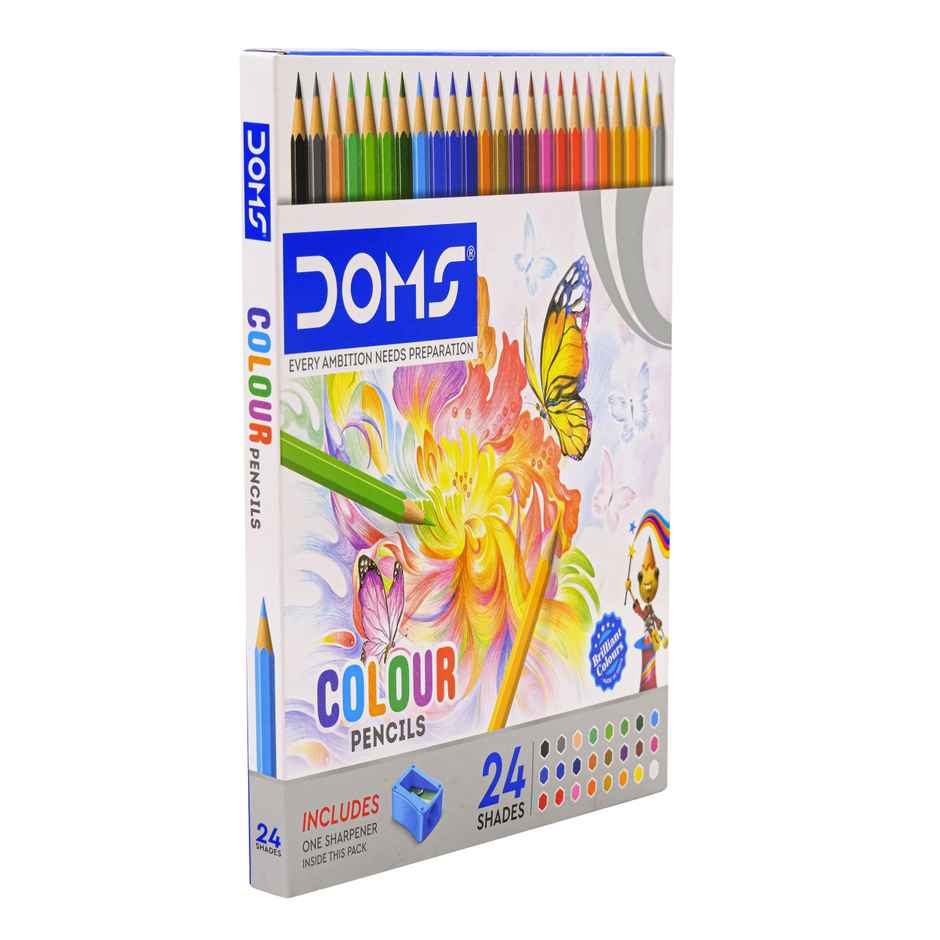 Doms Fsc 24 Shades Colour Pencil