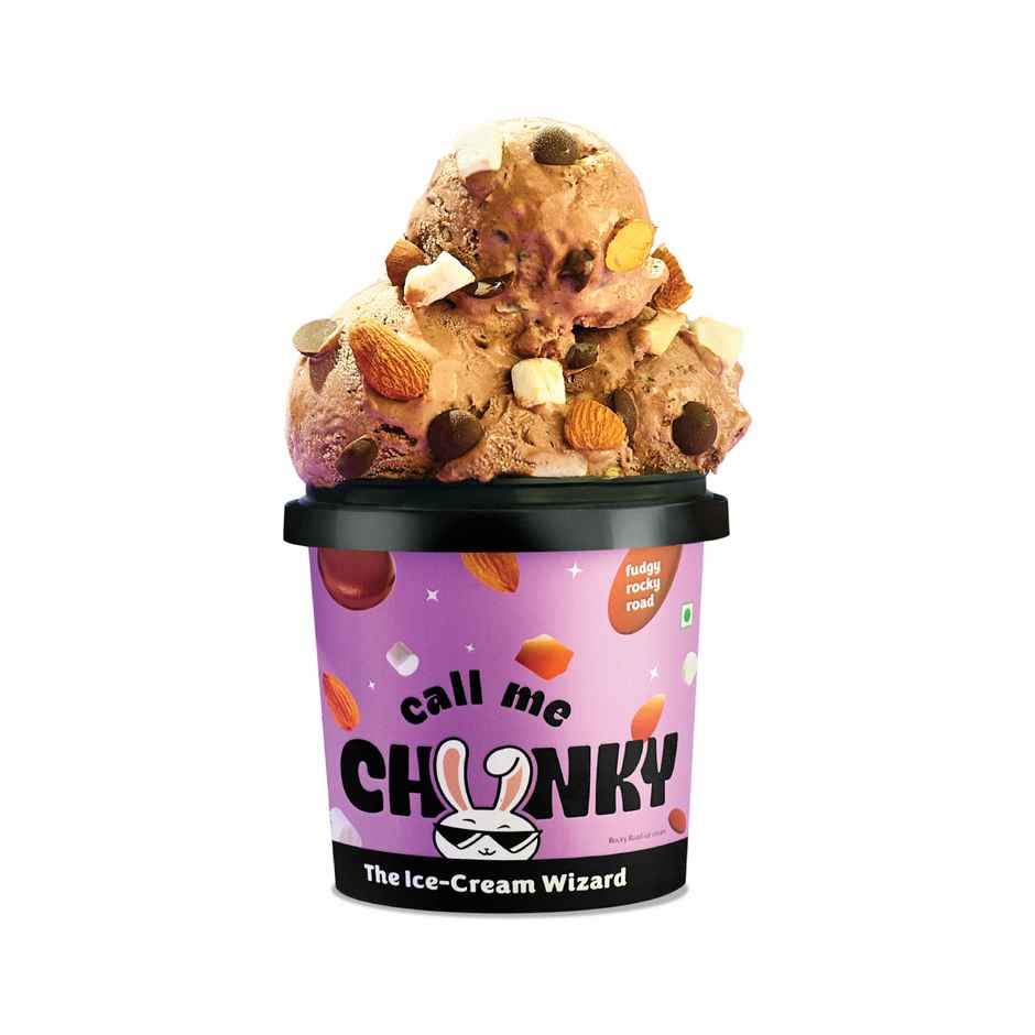 Call Me Chunky Fudgy Rocky Road Ice Cream Tub