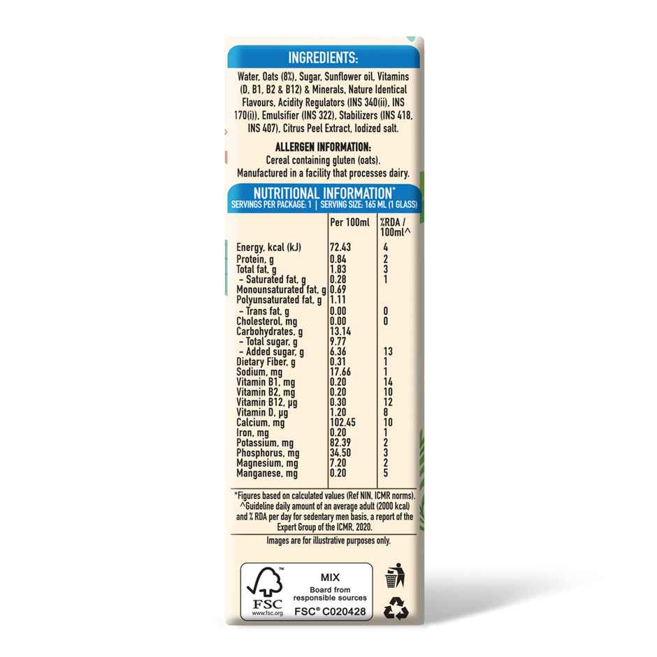 Only Earth Vanilla Oat Shake