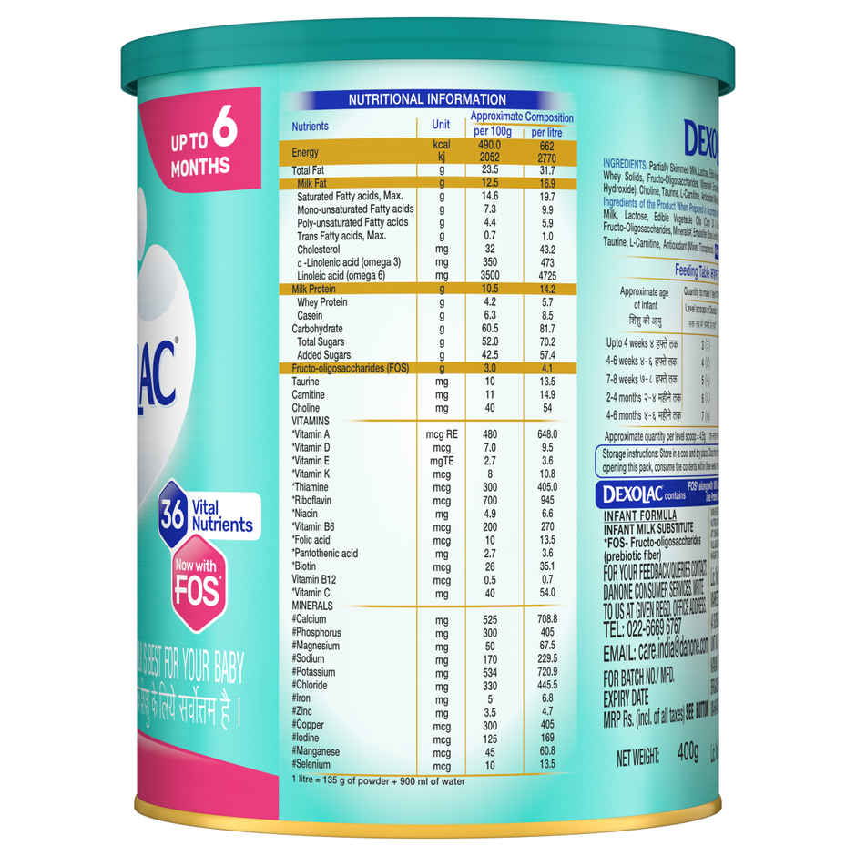 Dexolac Stage 1 | Tin