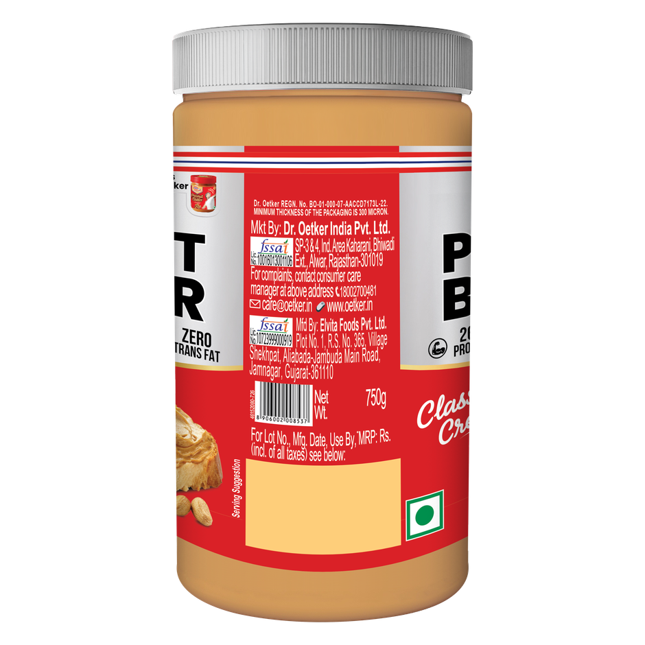 Dr. Oetker Fun Foods Creamy Peanut Butter