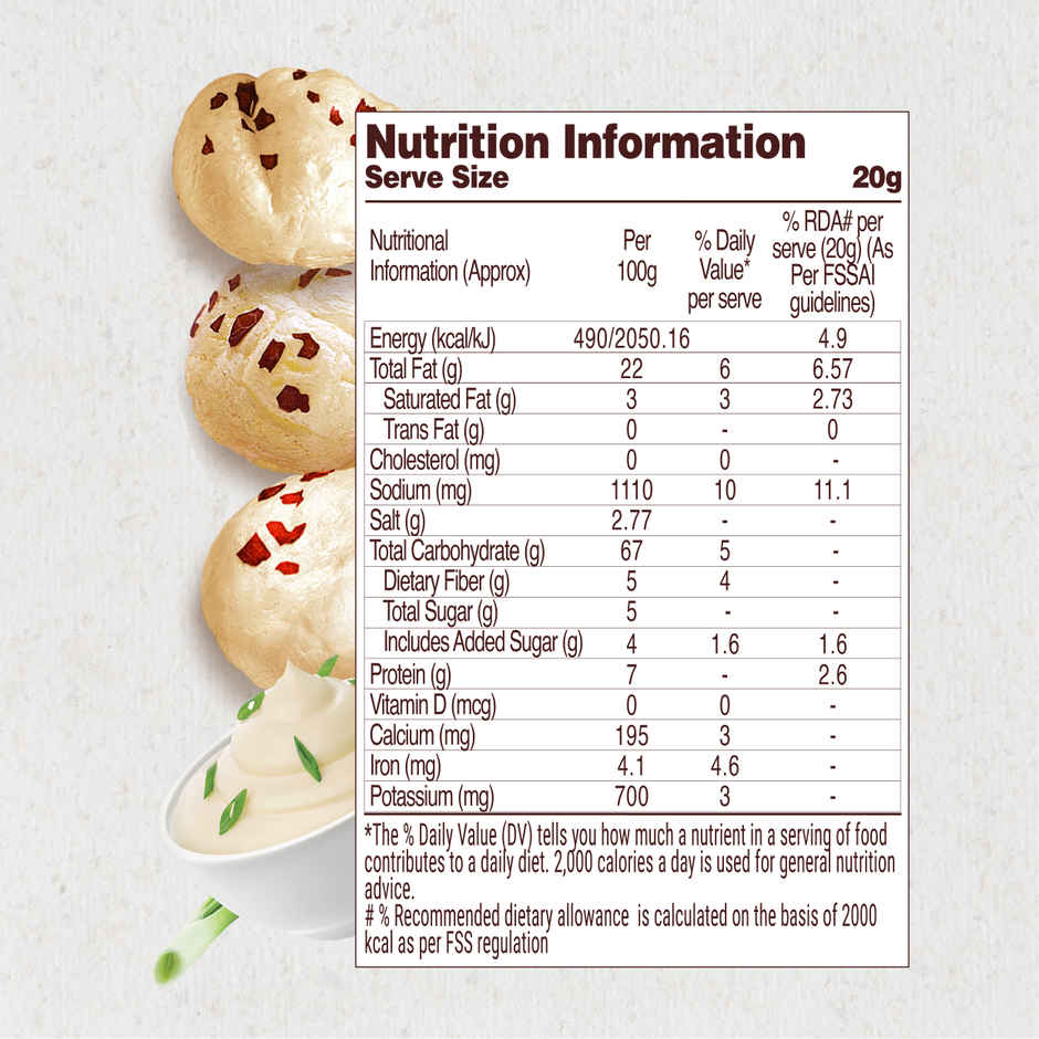 MOM Cream N Onion Roasted Makhana