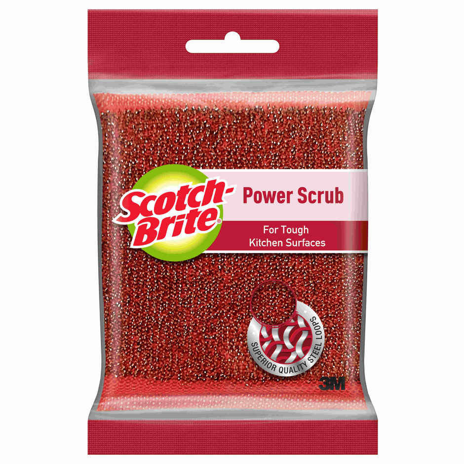 Scotch Brite Power Scrub Pad for Tough Kitchen surfaces Combo