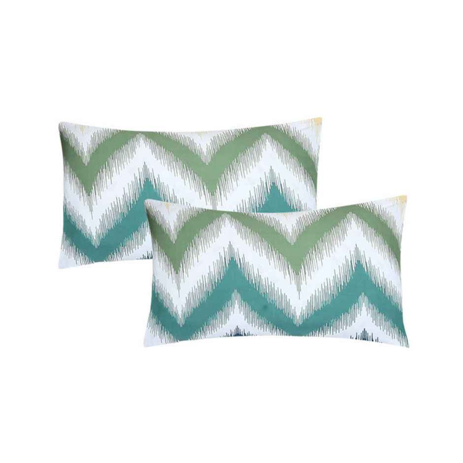 Status Cotton Feel Double Geometric Bedsheet | Multicolour | 91 x 83 in