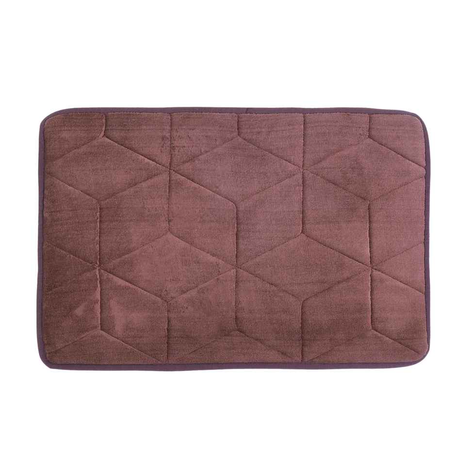 Status Memory Foam Floor Mat | 38 x 58 cm | Brown