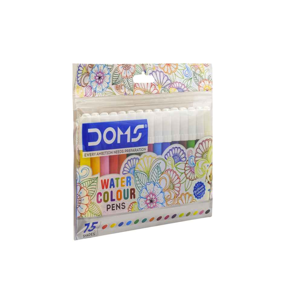Doms 15 Shades Pack Water Colours Pens
