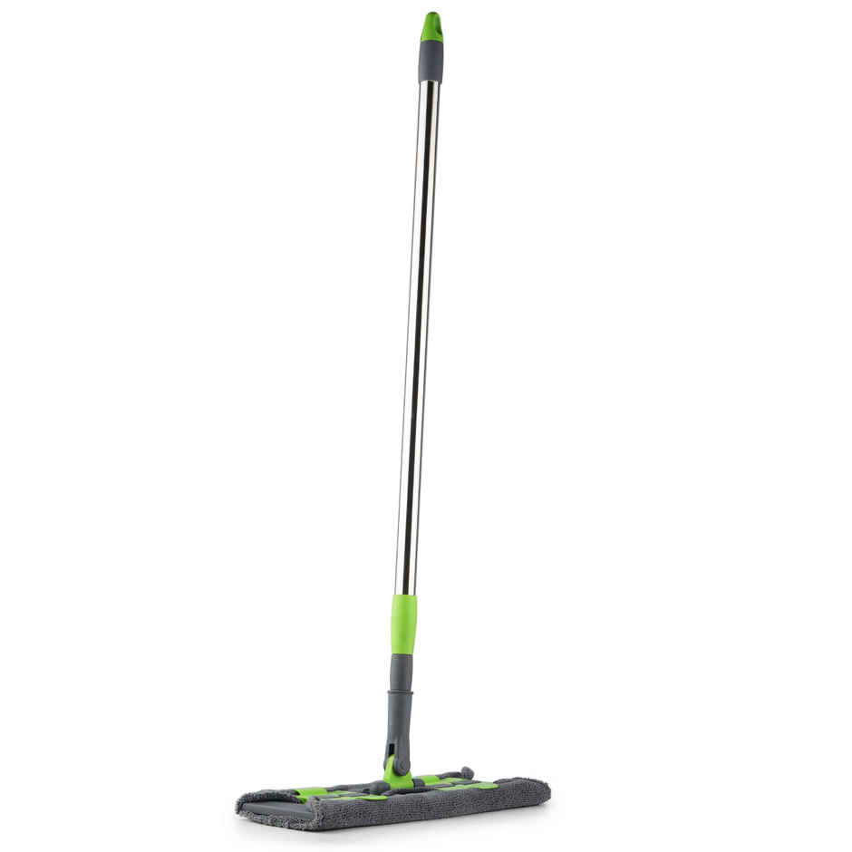 Proclean 360 Degree Flat Mop | With SS Handle - 41 Inch | With Refill Microfiber Cloth - 300 gsm - Assorted