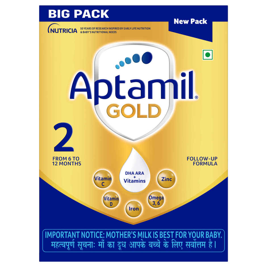 Aptamil Gold 2 Follow up Infant Formula Powder | Stage 2 | After 6 months