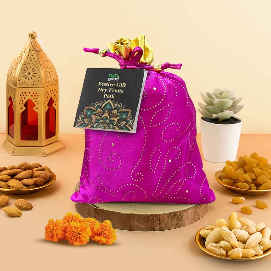 Daily Good Festive Dry Fruit Gift Pack Assorted Potli
