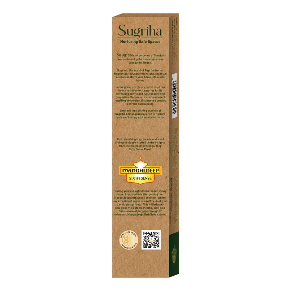 Mangaldeep Sugriha Mosquito Repellant Incense - Lemongrass