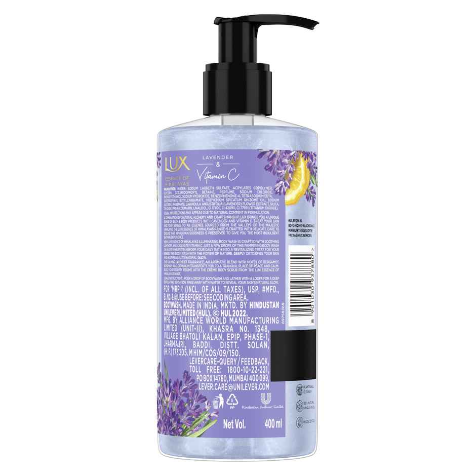Lux Lavender and Vitamin C Shimmer Body Wash