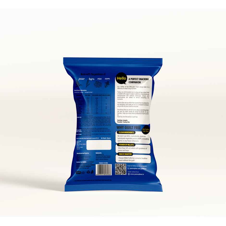 Yummy Bee Millet Puffs | Indian Masala