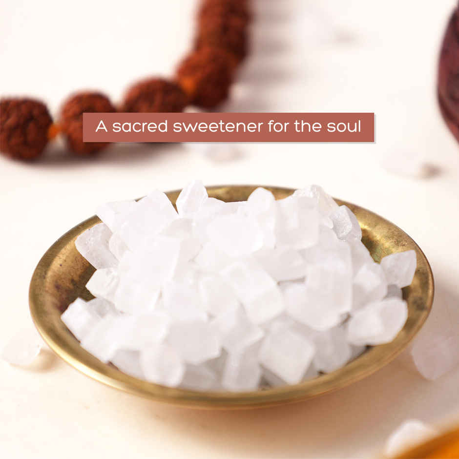 Pure Mishri Rock Sugar Crystals | Puja Religious Offering | Oye Happy