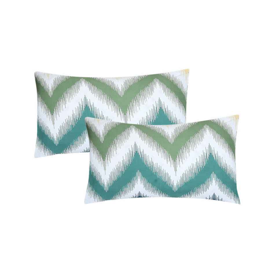 Status Cotton Feel Double Geometric Bedsheet | Multicolour | 91 x 83 in