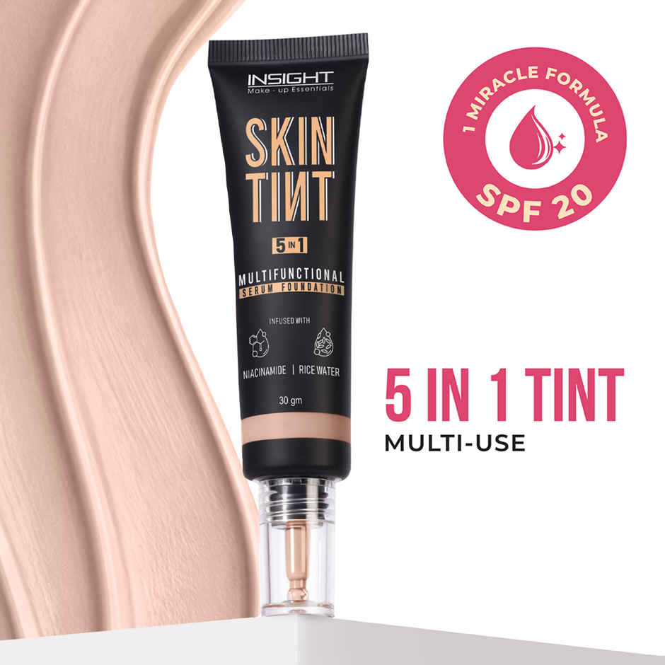 Insight Cosmetics Skin Tint 5In1 Multifunctional Serum Foundation | Whipped Cream
