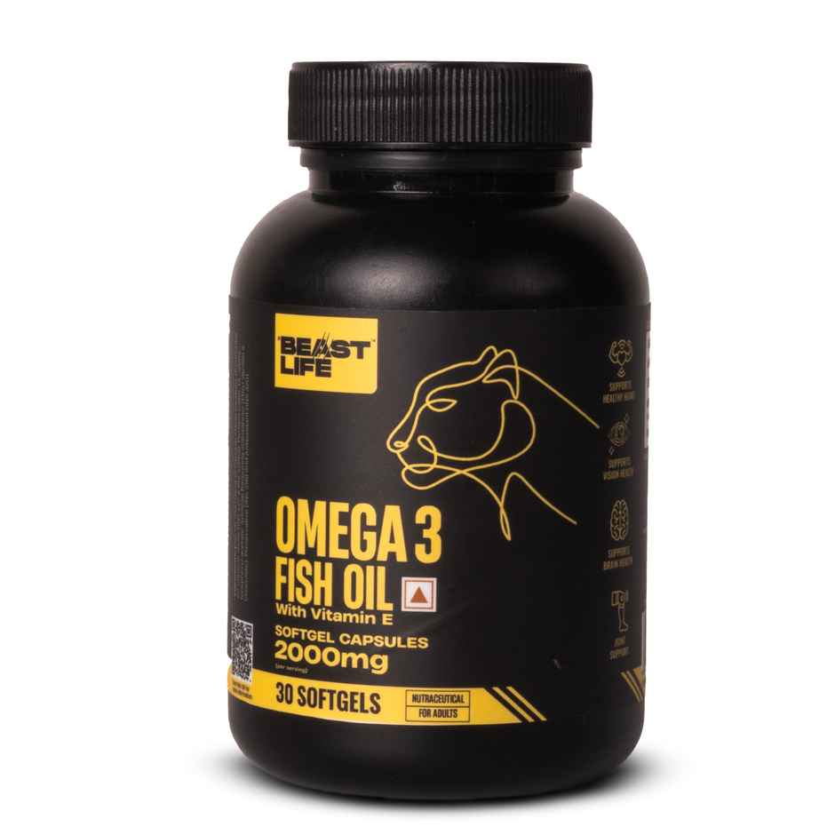 Beast Life Omega Fish Oil - Pack Of 30