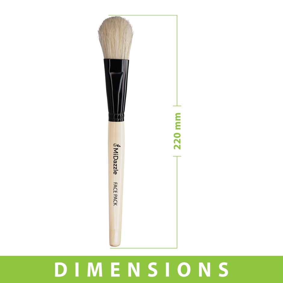Midazzle Premium Wooden Face Pack Brush M149 Mimb1106