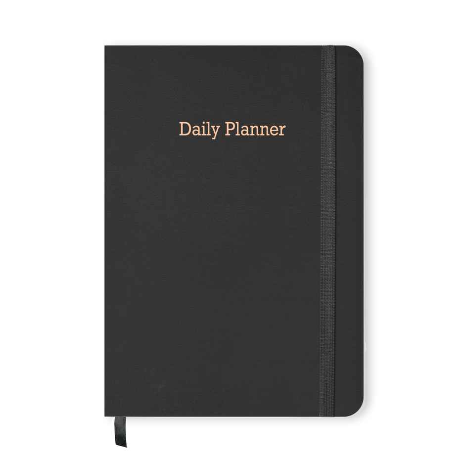 Papboo Executive Daily Planner For 3 Months (Black)