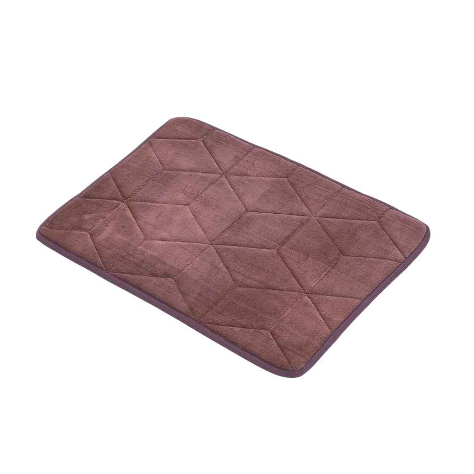 Status Memory Foam Floor Mat | 38 x 58 cm | Brown