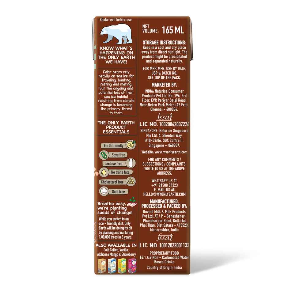 Only Earth Belgian Chocolate Oat Drink Combo