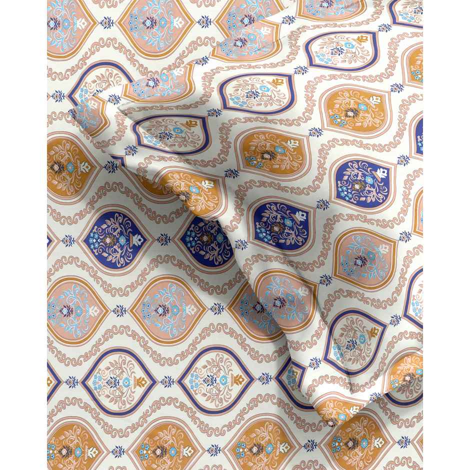 Dream Living 115 GSM Double Bedsheet Set |220 x 240 cm| With 2 Pillow Covers