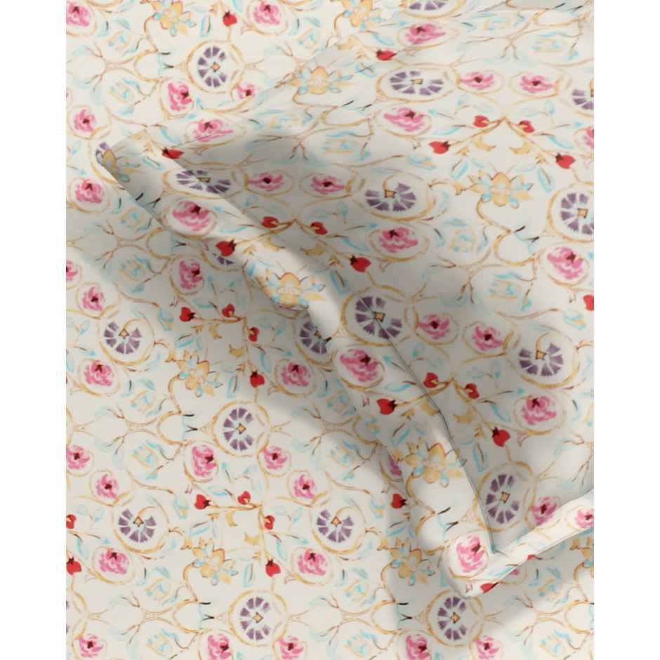 Dream Living Printed Double Super Soft Unique | Bedsheet 125 GSM w/ 2 Pillow Covers 220x250 cm | 2