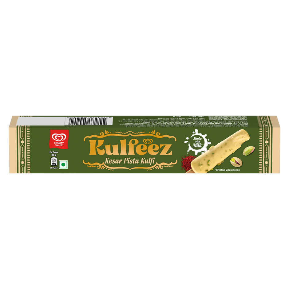 Kwality Wall's Kesar Pista Kulfi Stick