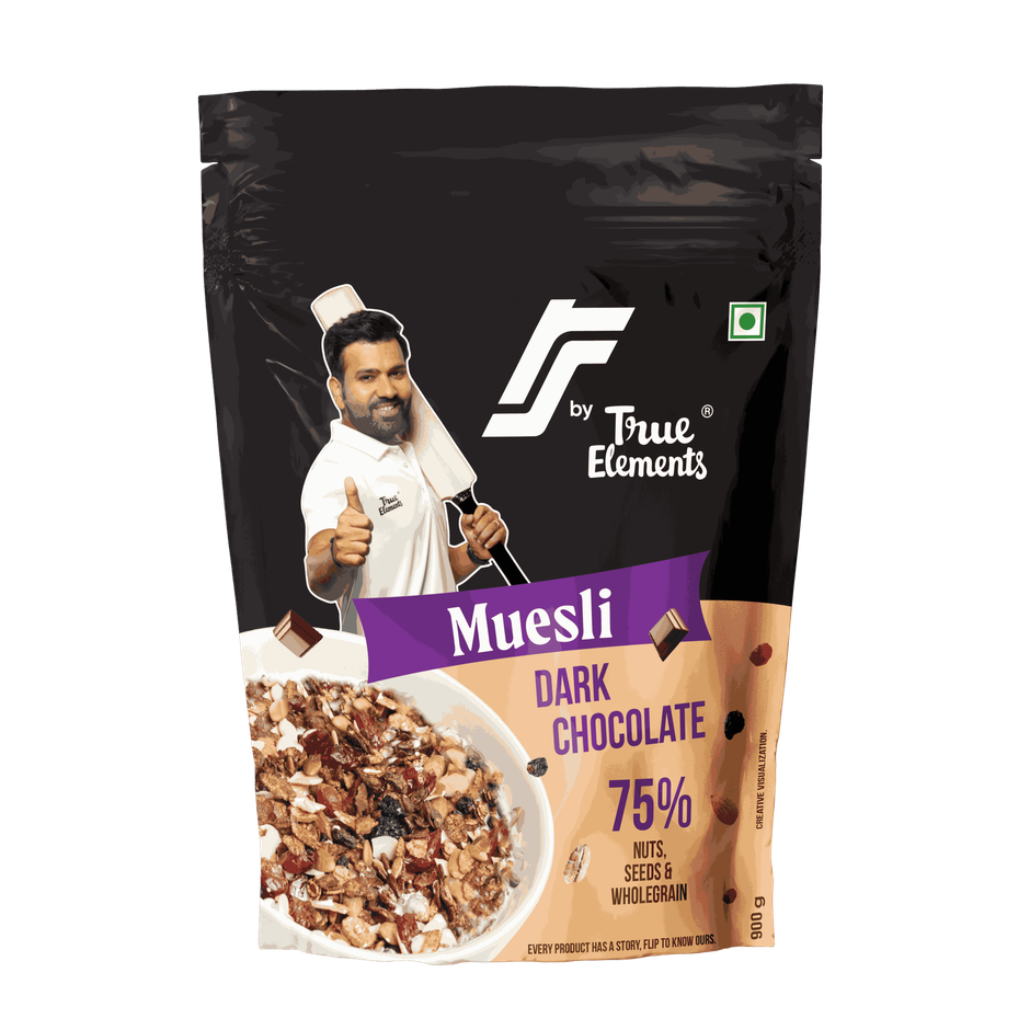 Rs By True Elements Muesli Dark Chocolate, Fibre Rich