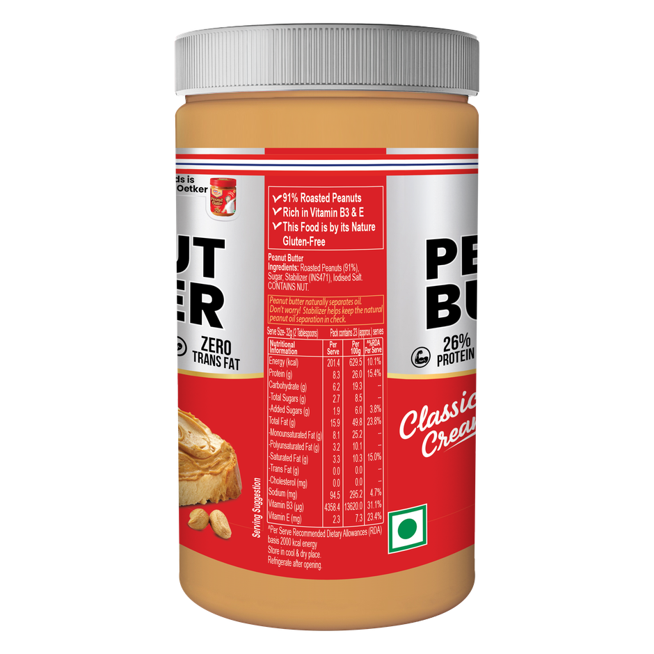 Dr. Oetker Fun Foods Creamy Peanut Butter