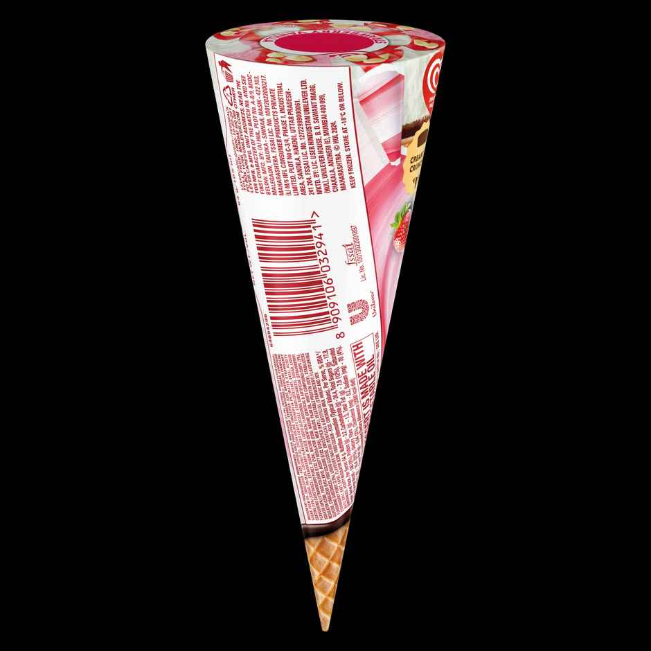 Kwality Wall's Cornetto Strawberry Vanilla Cone