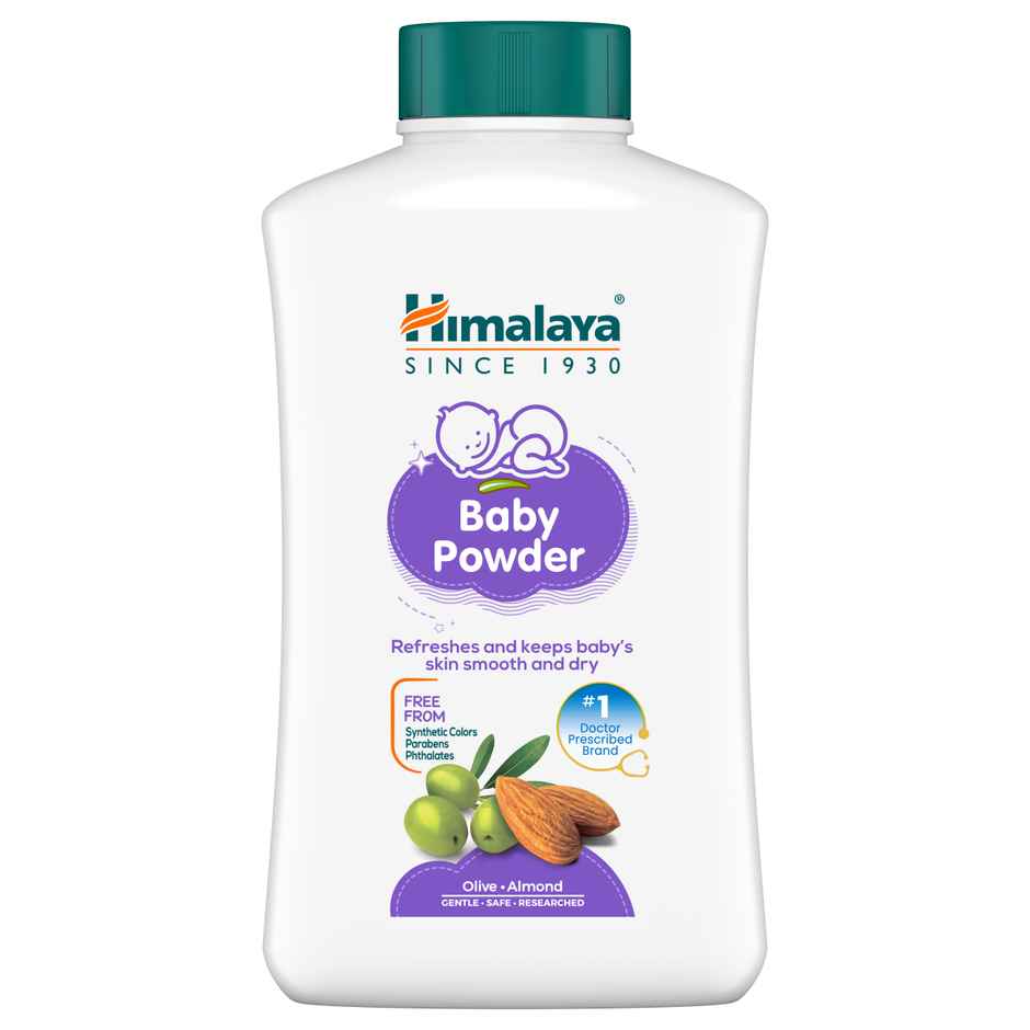 Himalaya Baby Powder Refreshes And Keeps Baby'S Skin Smooth And Dry