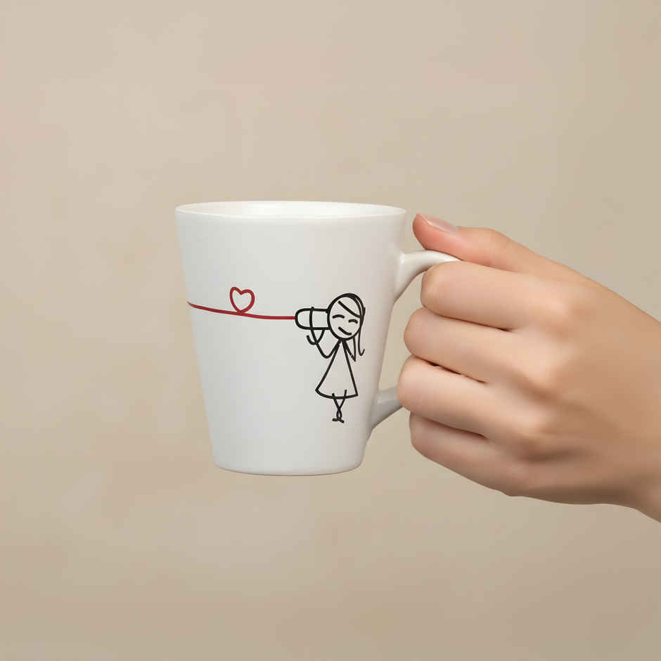 SAFFRON I Love You Couple Coffee Mug Gift for Husband Wife Anniversary Birthday Valentine