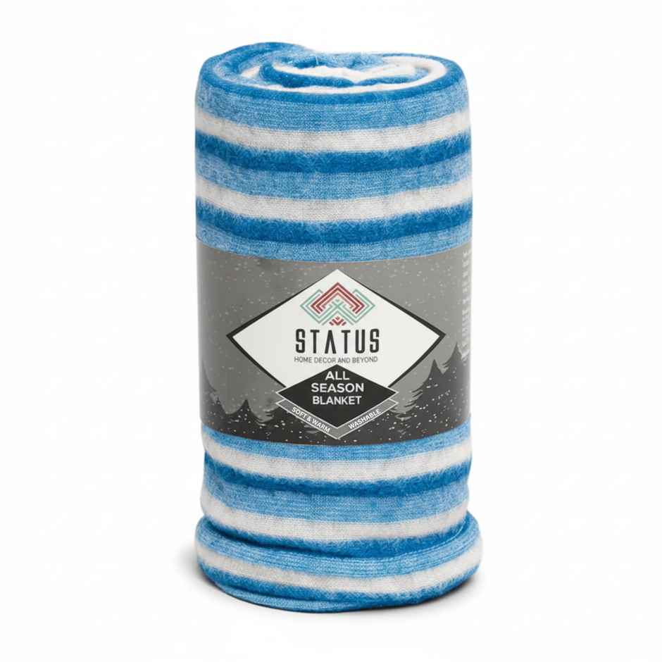 STATUS Polar Fleece | Blue - 125 cm x 210 cm
