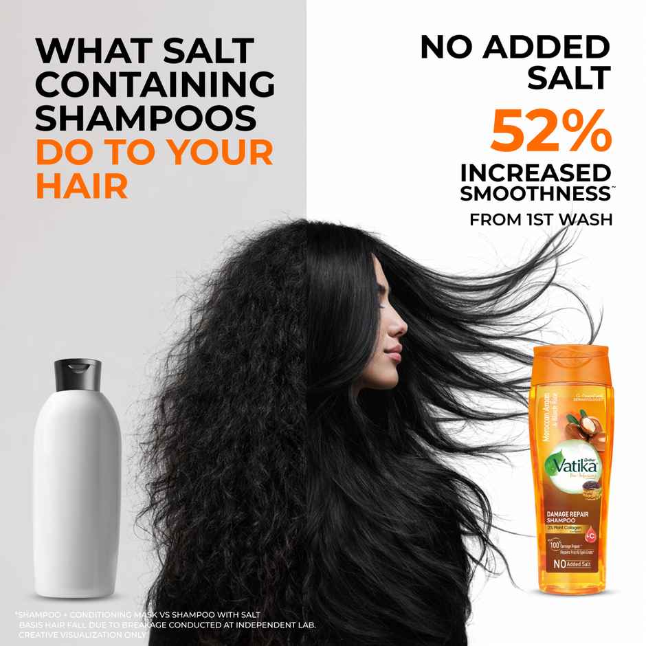 Dabur Vatika Bio Infusions Damage Repair Shampoo