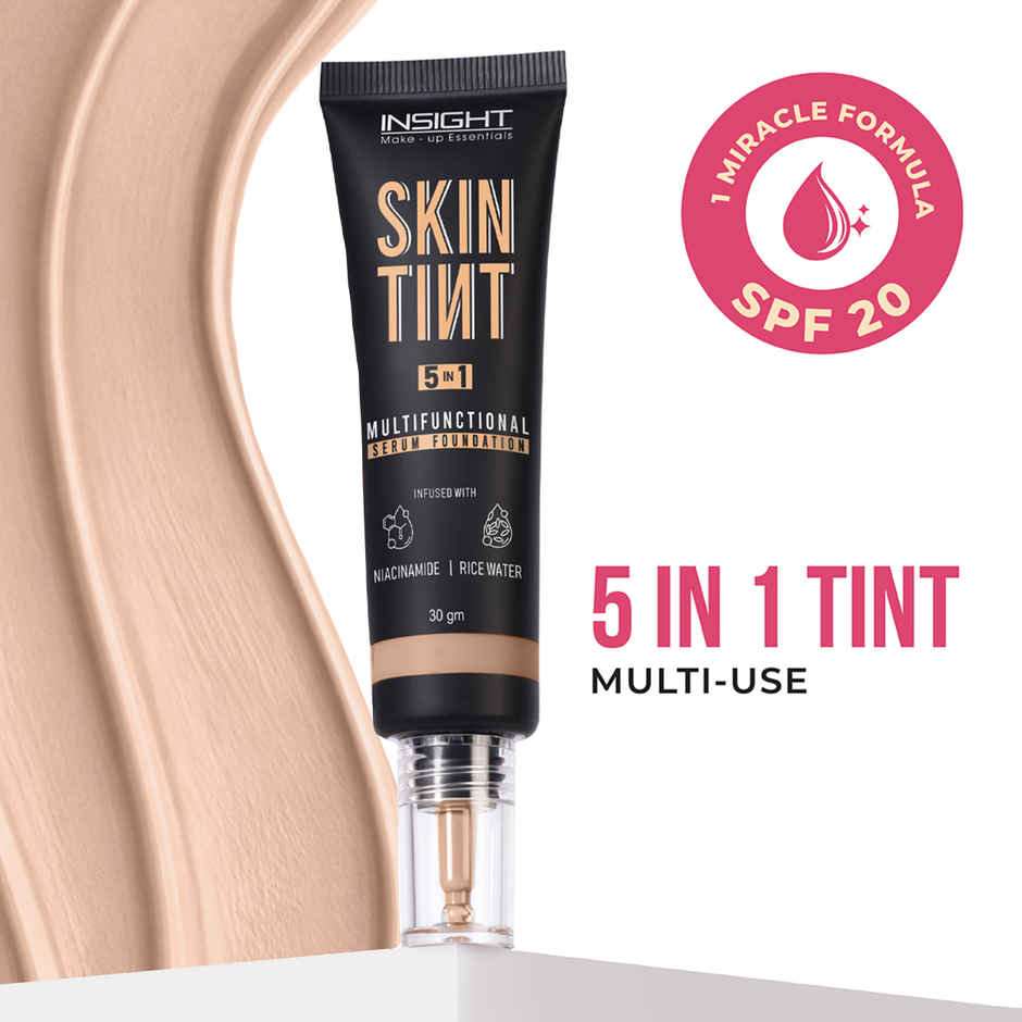 Insight Cosmetics Skin Tint 5In1 Multifunctional Serum Foundation | Vanilla Frappe