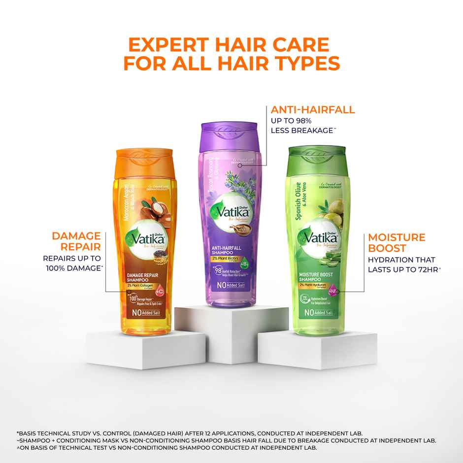 Dabur Vatika Bio Infusions Damage Repair Shampoo