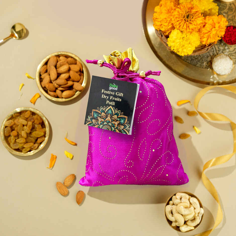 Daily Good Festive Dry Fruit Gift Pack Assorted Potli