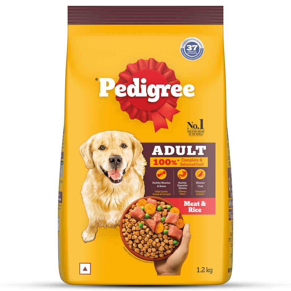 Pedigree Adult Meat & Rice Dry Dog Food