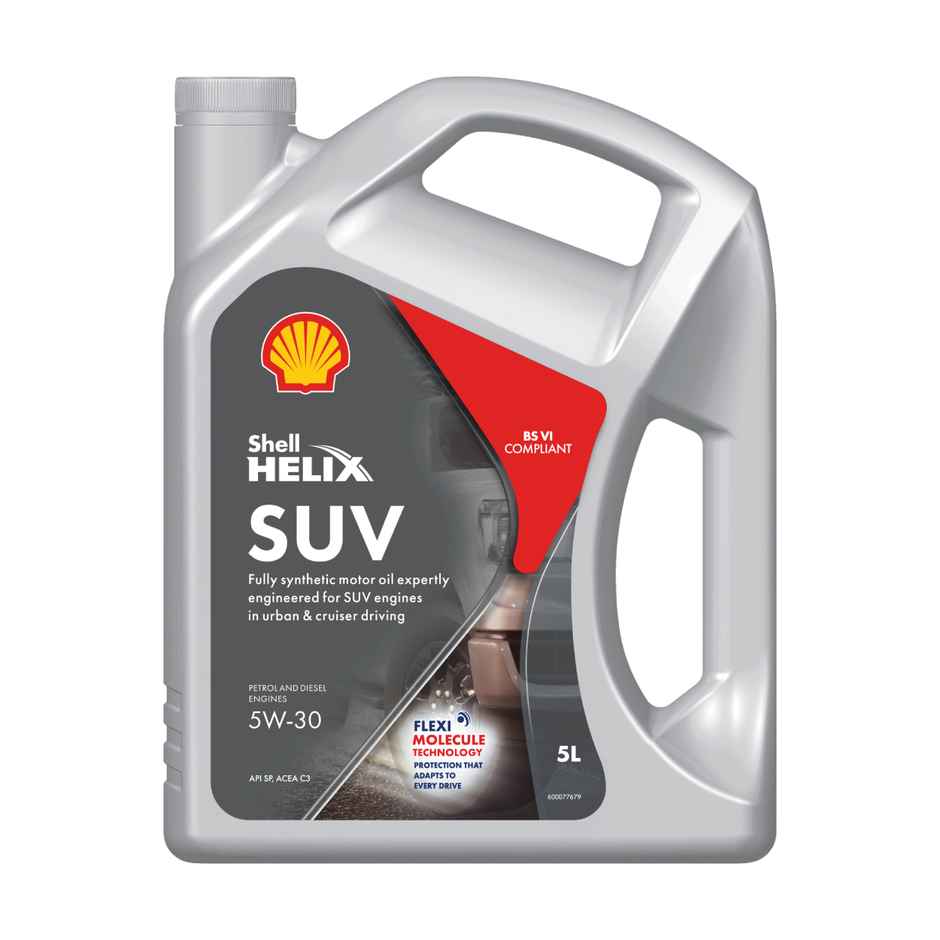 Shell Helix SUV 5W30 Fully Synthetic Engine Oil for Petrol | Diesel and Hybrid Cars