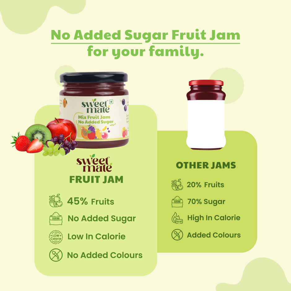 Sweetmate Sugar Free Mix Fruit Jam