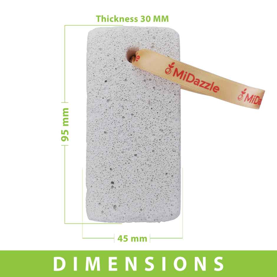 Midazzle Square Shaped Pumic Stone | Small | MIPS5102