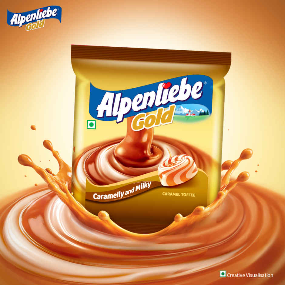 Alpenliebe Gold More Caramelly More Tasty Toffee Pouch
