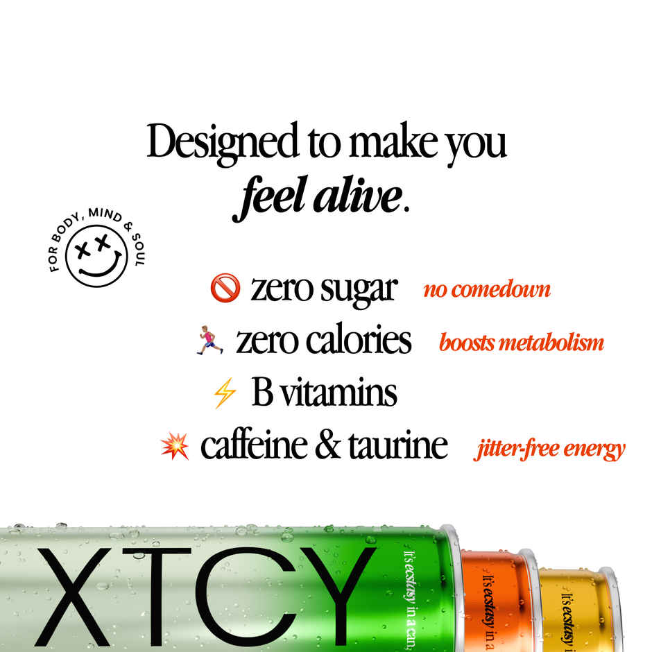 XTCY Orange Energy Drink Combo