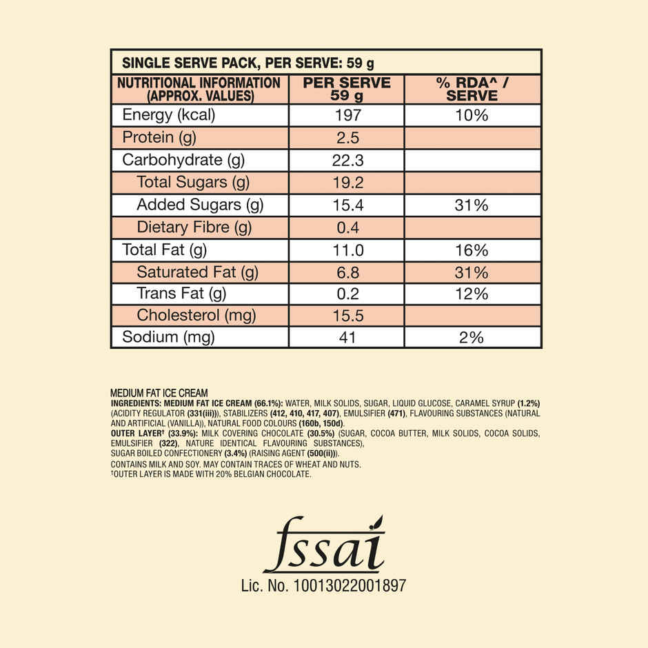 Kwality Wall Magnum Caramel Pop Ice Cream Stick Combo