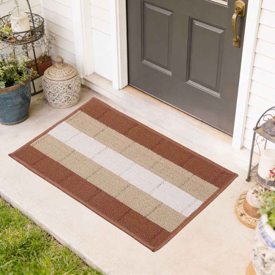 Status Iris Anti-Skid Mat | 38 x 58 cm | Brown