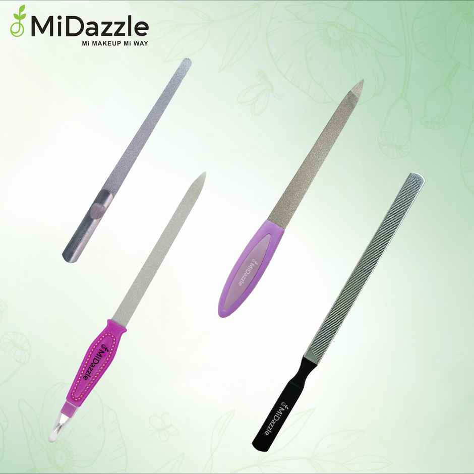 Midazzle Nail Filer Stainless Steel-L M225 Minf3801