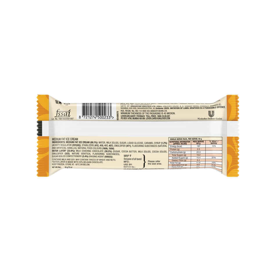 Kwality Wall Magnum Caramel Pop Ice Cream Stick Combo