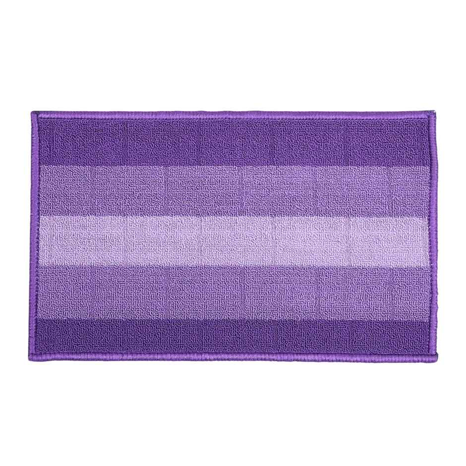 Status Iris Anti- Skid Floor Mat | 38 x 58 cm | Purple