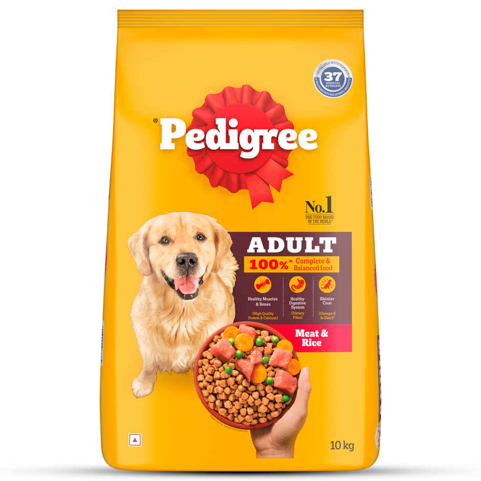 Pedigree Adult Meat & Rice Dry Dog Food Food